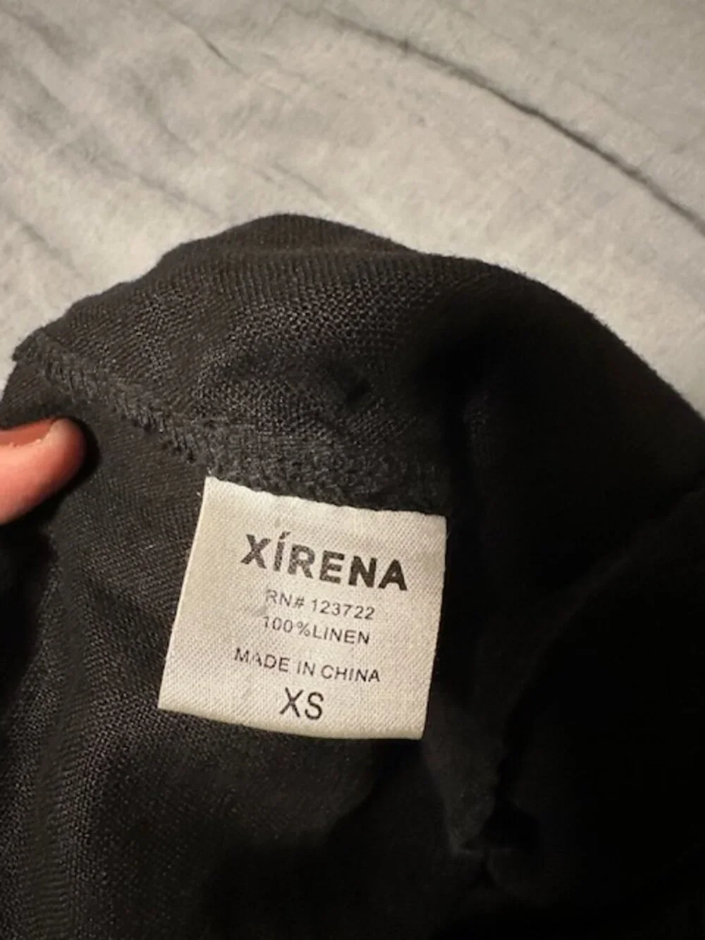 Xirena Atticus Linen Pants, Size XS Black - Picture 5 of 9